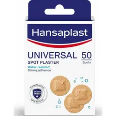 HANSAPLAST UNIVERSAL ROUND STRIPS 50 SPOTS - Πρώτες βοήθειες - γάντια στο Villagepharmacy