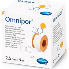 HARTMANN OMNIPOR ΤΑΙΝΙΕΣ ΣΤΕΡΕΩΣΗΣ 2,5CMX5M 1ΤΕΜ - Επιδεσμικά στο Villagepharmacy
