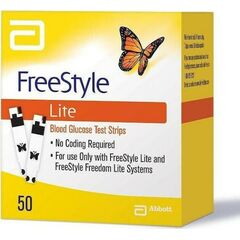 FREESTYLE LITE 50 GLUCOSE STRIPS - Διαβήτης στο Villagepharmacy