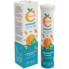 RENER C-ORANGE IMMUNE+VIT-C 1000MG+VIT-D+ZN 10MGX20TABS ΠΟΡΤ - Βιταμίνες στο Villagepharmacy