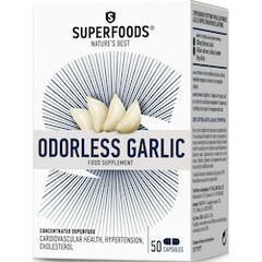 SUPERFOODS ΑΟΣΜΟ ΣΚΟΡΔΟ 50CAPS - Βιταμίνες στο Villagepharmacy