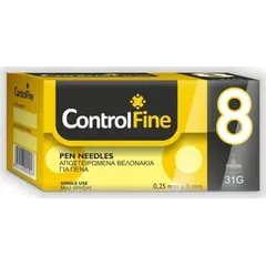 ControlFine INSULIN PEN NEEDLES 100pcs 8 31G - Διαβήτης στο Villagepharmacy