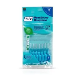TePe 0,6MM ΜΠΛΕ  8TEM - Στοματική υγιεινή στο Villagepharmacy