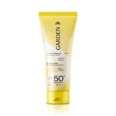 GARDEN Αντηλιακό Γαλάκτωμα με Εκχύλισμα Ροδιού SPF50 200ml - Αντιηλιακά στο Villagepharmacy