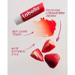 Liposan Strawberry Fruity Shine Φράουλα Ενισχύει τα Χείλη με ένα Απαλό αλλά Χυμώδες Κόκκινο της Φράουλας για Λαμπερό Αποτέλεσμα, 4.8g - Χείλη στο Villagepharmacy