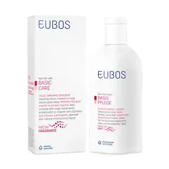 Eubos Liquid Washing Emulsion Red Υγρό Καθαρισμού Σώματος & Προσώπου, 200ml - Χείλη στο Villagepharmacy