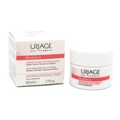 Uriage Roseliane Visible Redness-Neutralizing Rich Care Πλούσια Ενυδατική Προστατευτική Κρέμα κατά της Ερυθρότητας, 50ml - Χείλη στο Villagepharmacy