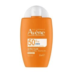 AVENE ULTRA FLUID INVISIBLE  SPF50 50ML - Αντιηλιακά στο Villagepharmacy