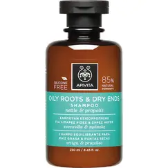 APIVITA ΣΑΜΠ ΛΙΠΑΡ ΡΙΖ&ΞΗΡ ΑΚΡ ΤΣΟΥΚΝ & ΠΡΟΠ 250ML NEW - Αφρόλουτρα στο Villagepharmacy