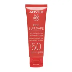 APIVITA ΚΡΕΜΑ ΠΡΟΣ ΚΑΤΑ ΠΑΝ&ΡΥΤΙΔΩΝ SPF50 50ML - Πρόσωπο στο Villagepharmacy