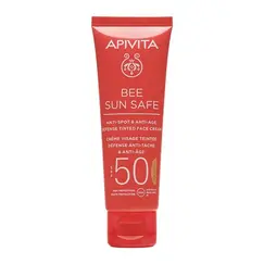 APIVITA ΚΡΕΜΑ ΠΡΟΣ ΚΑΤΑ ΠΑΝ&ΡΥΤΙΔΩΝ ΜΕ ΧΡ SPF50 50ML - Πρόσωπο στο Villagepharmacy