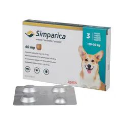 Simparica 20 - 40kg (80mg) Αντιπαρασιτικό χάπι για Σκύλους *3tabs - Κτηνιατρικά στο Villagepharmacy