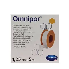 Hartmann Omnipor ταινίες στερέωσης από λευκό μη υφασμένο υλικό 1,25cmx5m 1τεμ. - Επιδεσμικά στο Villagepharmacy