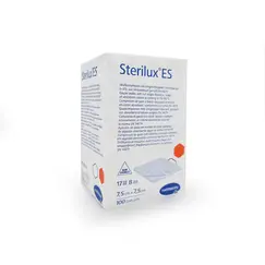 HARTMANN STERILUX ES ΓΑΖΑ ΜΗ ΑΠΟΣΤ 17ΚΛΩΣ 8ΠΛΗ 7,5X7,5CM 100 - Επιδεσμικά στο Villagepharmacy