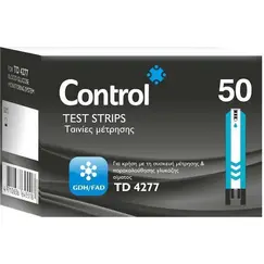 CONTROL BIOS BLOOD GLUCOSE TEST STRIPS 50 - Διαβήτης στο Villagepharmacy