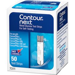 CONTOUR ΤΑΙΝΙΕΣ ΜΕΤΡΗΣΗΣ ΓΛΥΚΟΖΗΣ ΑΙΜΑΤΟΣ NEXT (50) - Διαβήτης στο Villagepharmacy