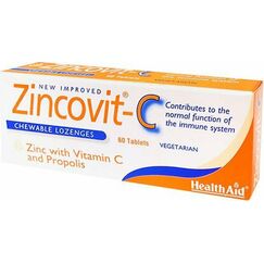 HEALTH AID ZINCOVIT-C 60 TABS - Βιταμίνες στο Villagepharmacy