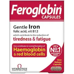 VITABIOTICS FEROGLOBIN SLOW RELEASE 30 CAPS - Βιταμίνες στο Villagepharmacy