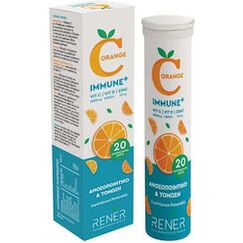 RENER C-ORANGE IMMUNE+VIT-C 1000MG+VIT-D+ZN 10MGX20TABS ΠΟΡΤ - Βιταμίνες στο Villagepharmacy