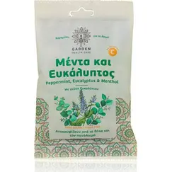 GARDEN ΚΑΡΑΜΕΛΕΣ ΛΑΙΜΟΥ ΜΕΝΤΑ & ΕΥΚΑΛΥΠΤΟΣ ΜΕ ΜΕΝΘΟΛΗ - Καραμέλες στο Villagepharmacy