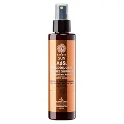 GARDEN SUNTAN OIL FAC/BOD BRONZ SHIMM WALN&COC SPF10 150ml - Αντιηλιακά στο Villagepharmacy