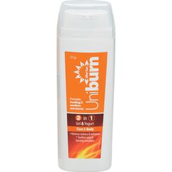 UNIBURN AFTER SUN 2 IN 1 GEL & YOGURT 50GR - Πρώτες βοήθειες - γάντια στο Villagepharmacy