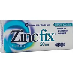 UNI-PHARMA ZINC FIX  [BTX30 TABLETS] - Βιταμίνες στο Villagepharmacy