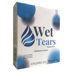 WET TEARS 20X0,4ML ΤΕΧΝΗΤΑ ΔΑΚΡΥΑ - Οφθαλμικά στο Villagepharmacy