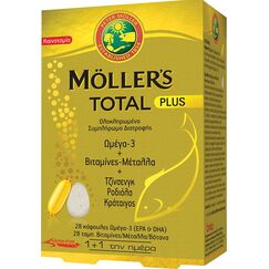 MOLLER'S TOTAL PLUS 28 CAPS + 28 TABS - Βιταμίνες στο Villagepharmacy