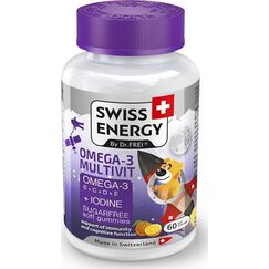 SWΙSS ENERGY ΖΕΛΕΔΑΚΙΑ OMEGA 3 *60GUMMIES - Βιταμίνες στο Villagepharmacy