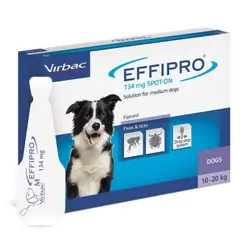 EFFIPRO SPOT 1.34mg 10-20kg Αντιπαρασιτικό σε αμπούλες, 4 αμπούλες - Κτηνιατρικά στο Villagepharmacy