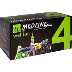 WELLION MEDFINE 4mm (100) - Διαβήτης στο Villagepharmacy