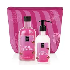 Lavish Care Jingle Cherry Rum Bag Set Bath & Shower Gel Αφρόλουτρο 500 ml + Body Lotion 300 ml - Σώμα στο Villagepharmacy