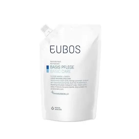 Eubos Liquid Washing Emulsion Blue Υγρό Καθαρισμού για Πρόσωπο & Σώμα Ανταλλακτικό, 400ml - Χείλη στο Villagepharmacy