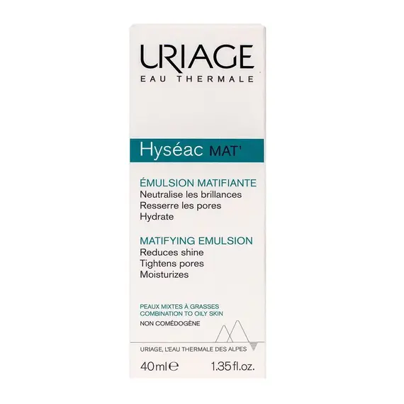 Uriage Hyseac Mat Mattifying Gel-Cream Κρέμα-Τζελ Προσώπου για Ματ Αποτέλεσμα, 40ml - Χείλη στο Villagepharmacy