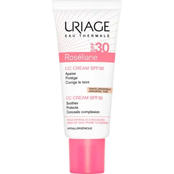 Uriage Roseliane CC Cream SPF30, 40ml - Χείλη στο Villagepharmacy