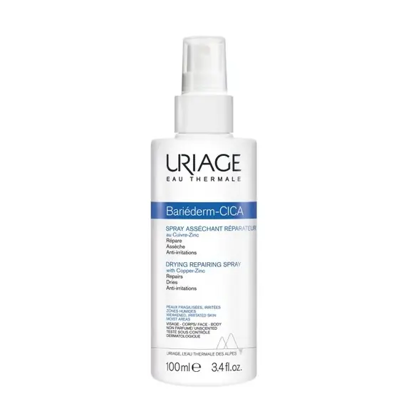 Uriage Bariederm-Cica Drying Repairing Spray Σπρέι Επανόρθωσης, 100ml - Φαρμακείο στο Villagepharmacy
