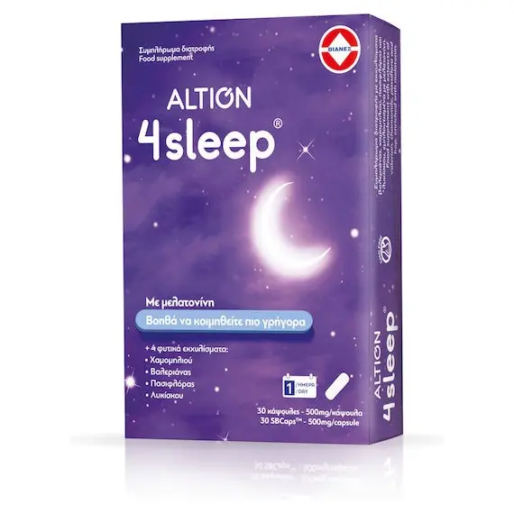 ALTION 4SLEEP 30CAPS - Βιταμίνες στο Villagepharmacy