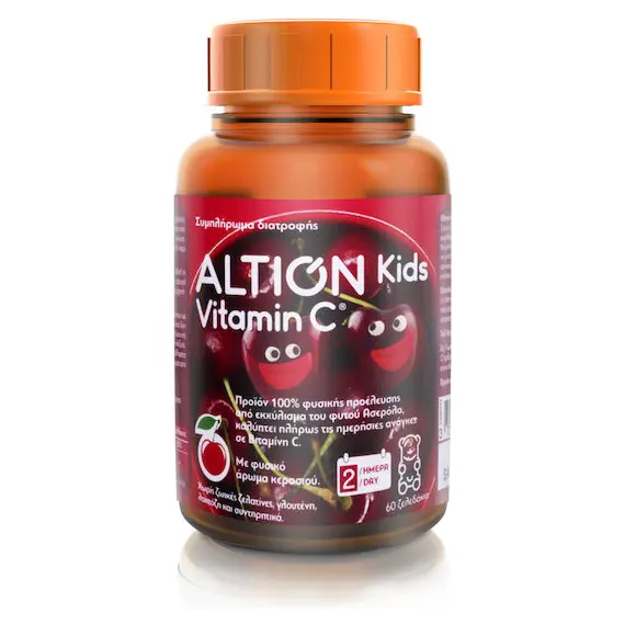 ALTION KIDS VITAMIN C 60 ΖΕΛΕΔΑΚΙΑ - Βιταμίνες στο Villagepharmacy