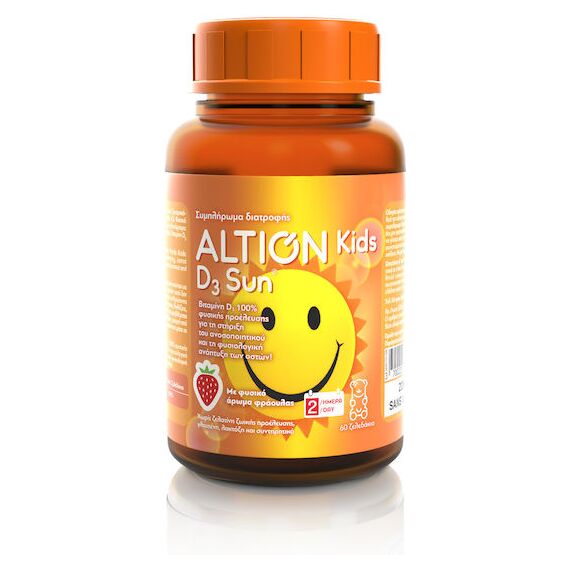ALTION KIDS D3 SUN 60 ΖΕΛΕΔΑΚΙΑ - Βιταμίνες στο Villagepharmacy