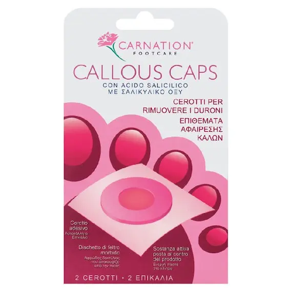 CARNATION CALLOUS CAPS ΕΠΙΚΑΛΙΑ(2 τεμ.) - Περιποίηση ποδιών στο Villagepharmacy