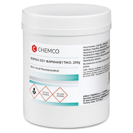 CHEMCO ACID BORIC CRYSTAL 200GR - Φαρμακείο στο Villagepharmacy