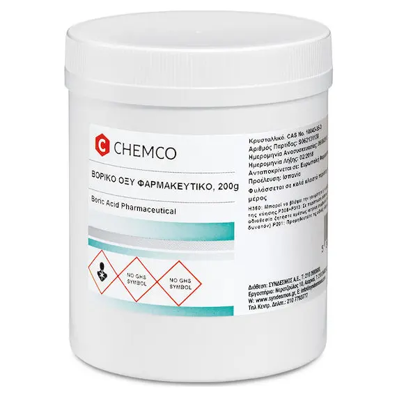 CHEMCO ACID BORIC CRYSTAL 200GR - Φαρμακείο στο Villagepharmacy