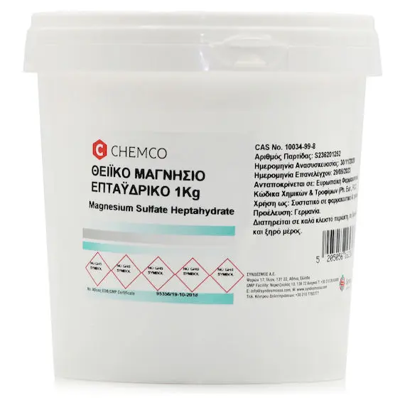 CHEMCO MAGNESIUM SULFATE 1KG - Φαρμακείο στο Villagepharmacy
