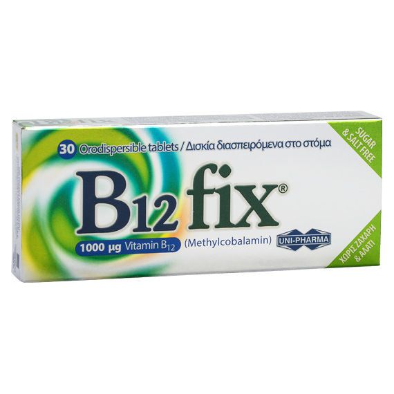 B12 FIX 1000MG 30 TABS - Βιταμίνες στο Villagepharmacy
