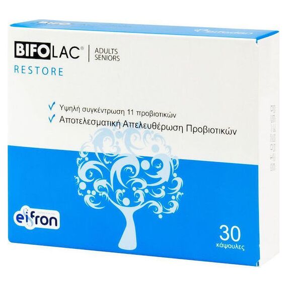 BIFOLAC RESTORE 30CAPS ΠΡΟΒΙΟΤΙΚΟ - Βιταμίνες στο Villagepharmacy
