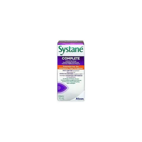 SYSTANE COMPLETE MDPF CE EYE DROPS 10ML (ALCON) - Οφθαλμικά στο Villagepharmacy