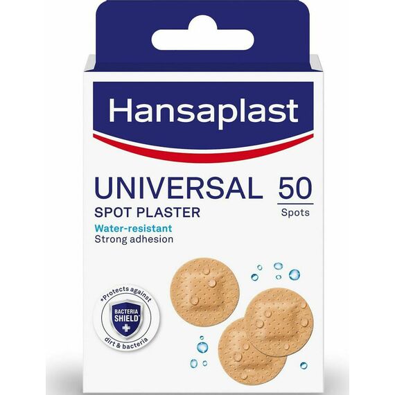 HANSAPLAST UNIVERSAL ROUND STRIPS 50 SPOTS - Πρώτες βοήθειες - γάντια στο Villagepharmacy