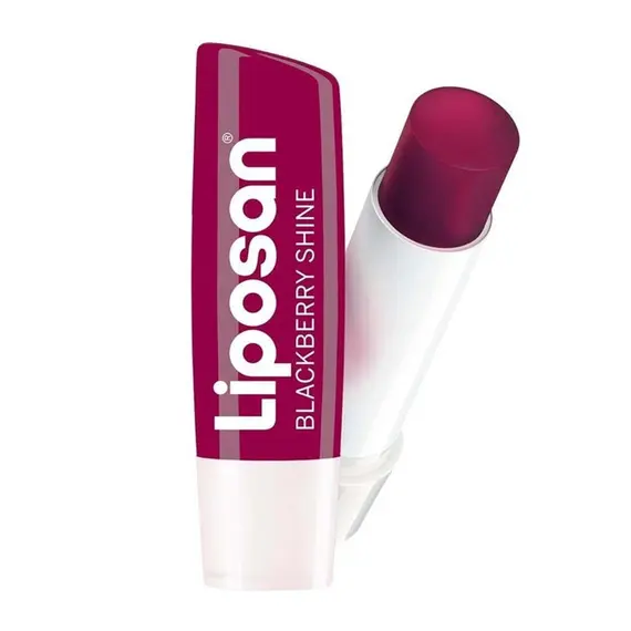 Liposan Blackberry Shine Περιποιητικό Balm με Άρωμα Βατόμουρο, 4.8g - Πρόσωπο στο Villagepharmacy