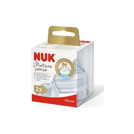 NUK ΘΗΛΗ NATURE SENSE ΣΙΛ. 2Μ 2/BL (6 ΜΗΝΩΝ ΚΑΙ ΑΝΩ) - Εγκυμοσύνη - θηλασμός - πιπίλες στο Villagepharmacy